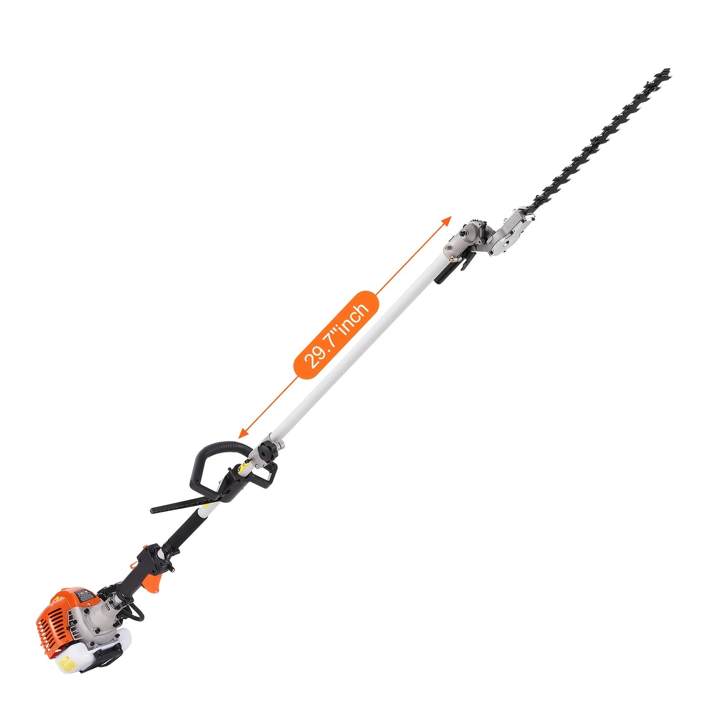 Happybuy 6-in-1 Multi-Functional Trimming Tools Gas Hedge Trimmer 33CC Weed Eater