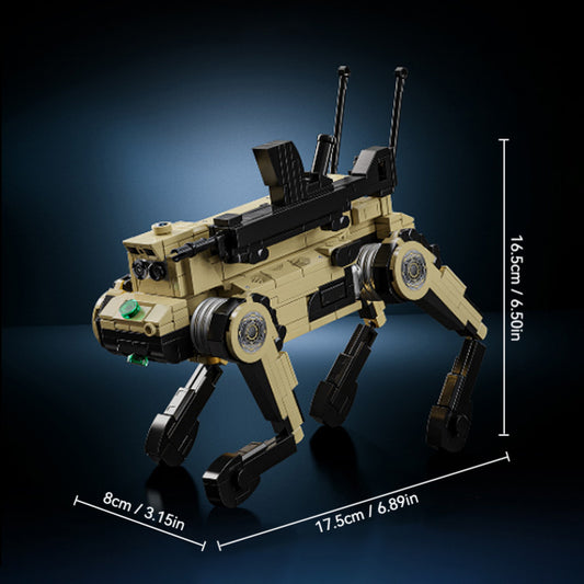 1000+pcs Robot Dog Building Blocks Set with Motorized Movement - Complex STEM Toy Kit for Adults & 14+, Challenging Assembly, Real-Looking Robotic Dog, Large-Scale Model Building (Birthday/Christmas Gift)