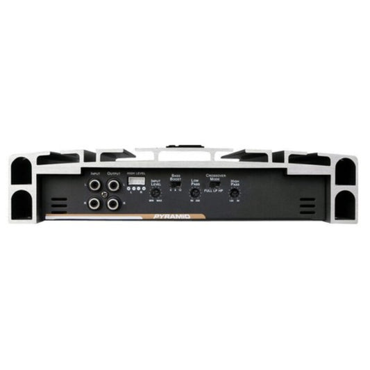 5000W 2 Channel Bridgeable Car Audio Power Amplifier MOSFET Design with Adjustable Crossover Bass Boost 2 Ohm Stable High Low Level Inputs for Car Stereo System Subwoofer Speaker Upgrade Daily Driving and Custom Audio Install