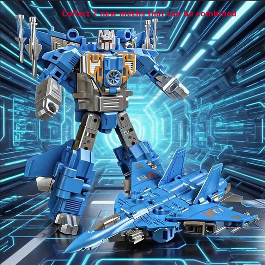 1pc Transforming Robot Armor Figure - Large-Scale PVC Mecha Model with Action-Posable Limbs, Combines into Iconic Robot & Vehicle Modes, Collectible Gift for Anime/Manga Fans, -Inspired Action Figure