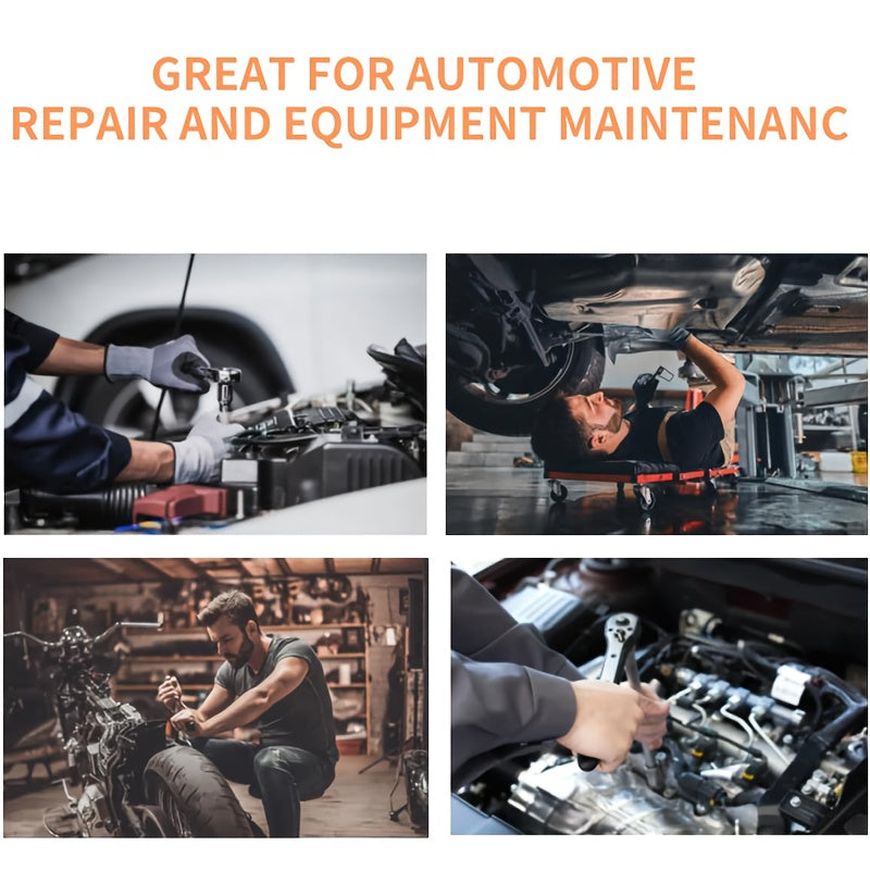 Multi-functional Toolbox Set, Professional And High-quality Automotive Repair Tools (46/121pcs), Drive Socket Ratchet Wrench, Automotive, Motorcycle And Bicycle Mechanical Repair, Household Multi-functional Tool Set, Gift for