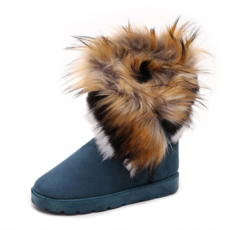 Women'S Plus Size & Wide Width Genuine Snow Boots - Ultra-Warm Thermal Insulated Winter Boots with Lining, Heavy Duty Cold Weather Traction, Cozy Round Toe & Arch Support, Durable Synthetic Upper & EVA Cushioned Insole for Ic