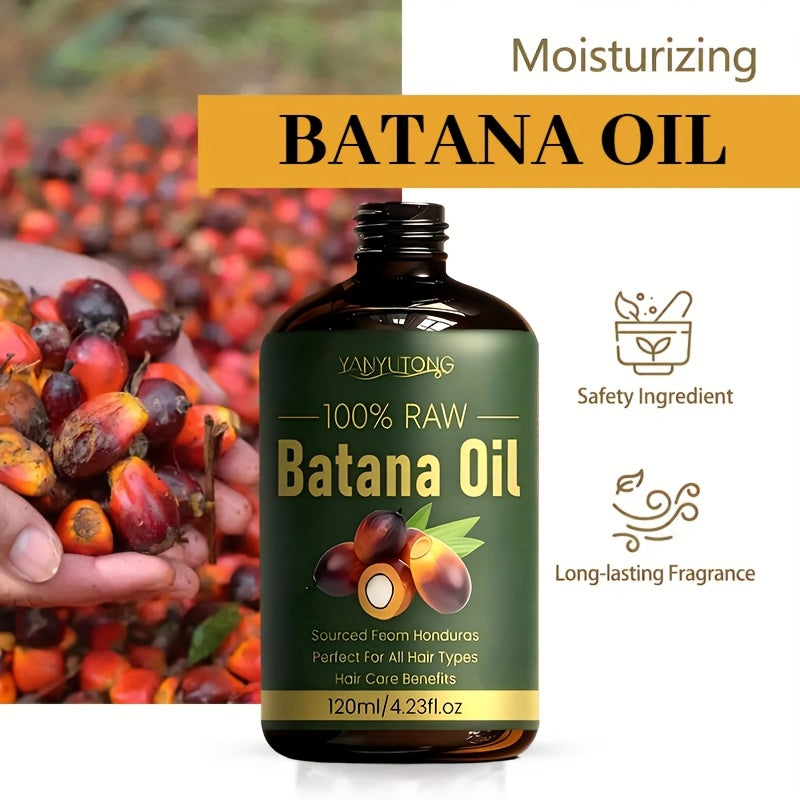 Batana Original Essential Oil, Real Ingredients, Hair Oil, Moisturizing And Hydrating, Split Dry Hair, Large Capacity Hair Care Product, One Bottle Solution, Suitable As A Gift, Deep Conditioning, Split End Treatment, Highqua
