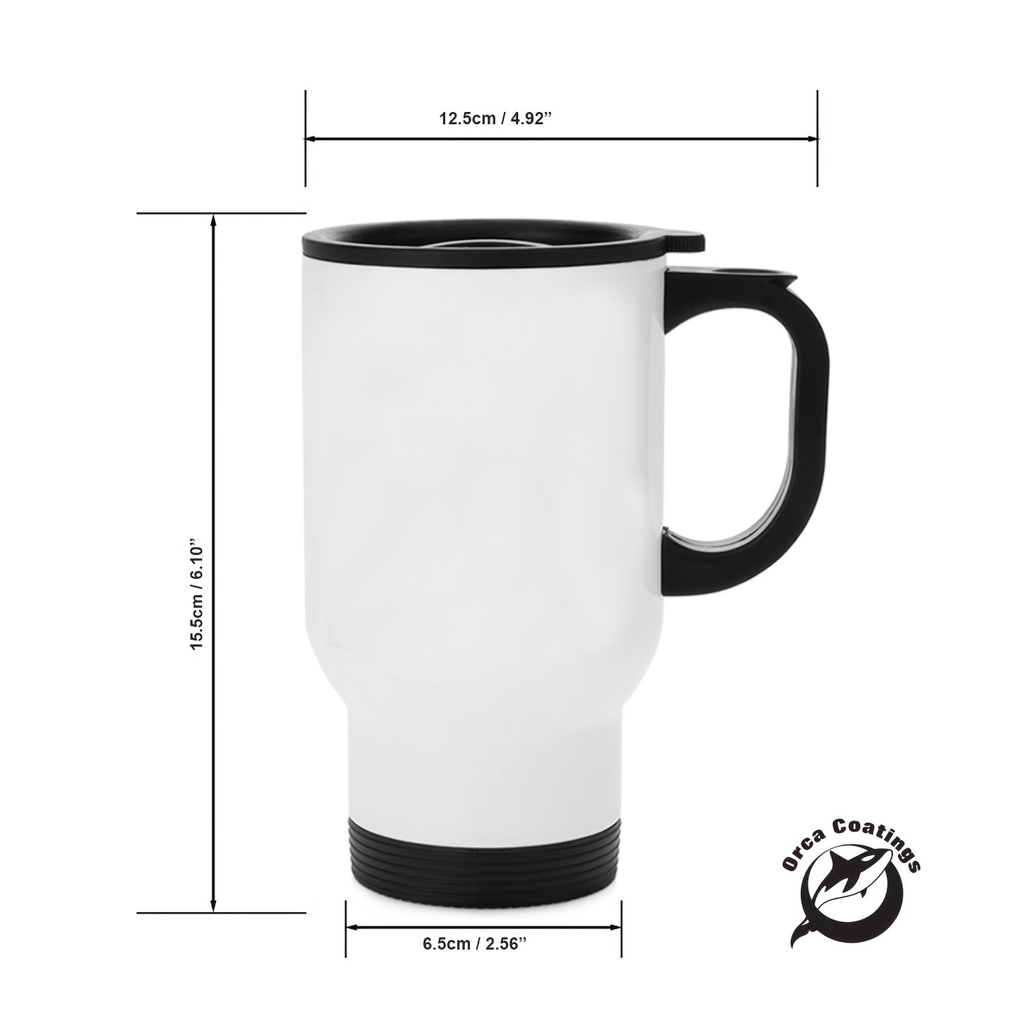 Personalized 14oz Stainless Steel Insulated Travel Mug with Custom Photo/Text - Double-Wall Vacuum Coffee Cup, Spill-Proof Lid & Ergonomic Handle, Car Cup Holder Compatible, Ideal Gift for Friends, Family, Colleagues, Couples