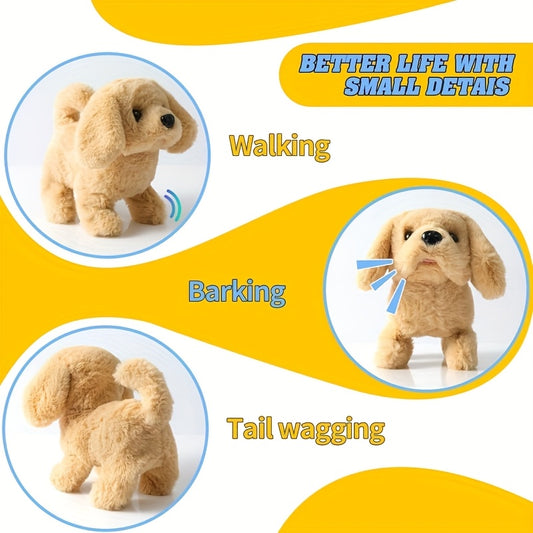 Two Lifelike Robot Puppies, Realistic Puppy Toys That Walk And Make Sounds, Super Cute And Soft Mini Robot Puppies, Perfect for Halloween And Christmas Gifts, Come In A Lovely Gift Box.