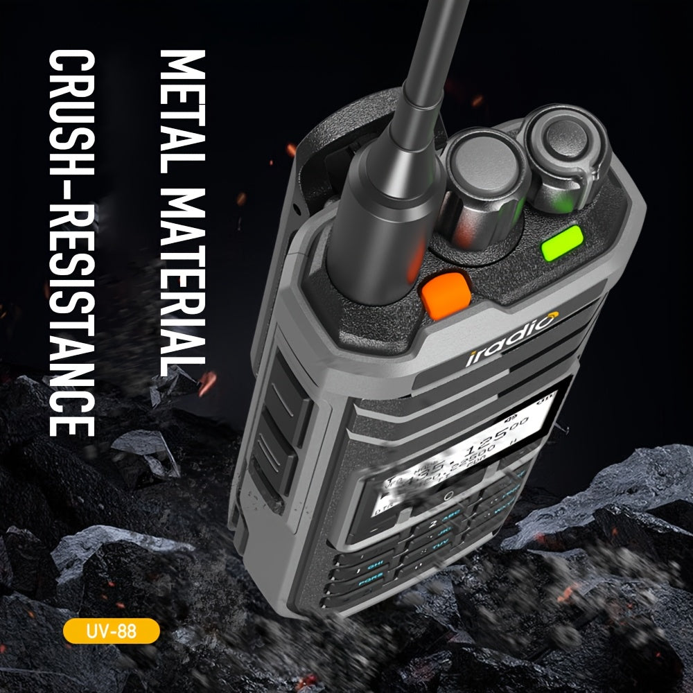 UV-88:U/V Multi -BandMulti-function Two-Way Radio, AM/FM Aviation Band Rx, Cross-Band HT, 1024 Channel Groups, Pressure Resistant
