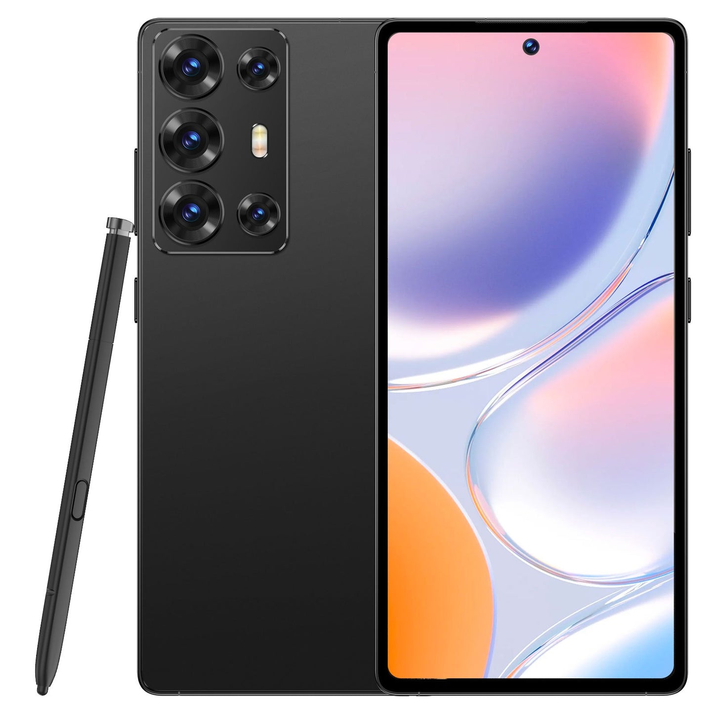 The 2026 S26 Ultra Smartphone Has a Screen Size of 6.8 Inches and Features Facial Recognition Technology. It Comes with 4GB of RAM and 64GB of Storage. It Also Includes Headphones, a Protective Case, and a Screen Protector. I