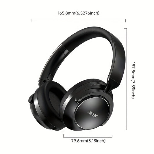 Acer OHR560 OWS Headset ACS panoramic sound shocking bass Ultra-long battery life Game low latency Comfortable to wear Portable and foldable Learning/Business/Travel/Sports/Phone/Music Halloween/Christmas Gift Recommendation,
