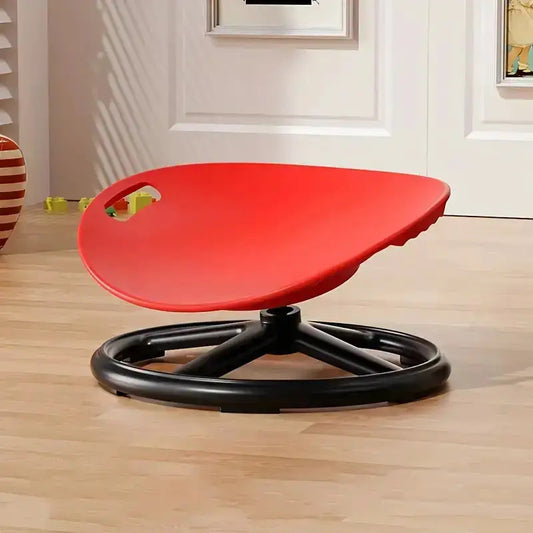 Dual-Piece Core Training Set | 360° Rotating Sensory Chair + Pilates Wand Chair | Egg-Shaped Non-Slip Seat with Spring Resistance Adjustment | Enhances Balance Stability | Suitable for Autism, ADHD, Fitness Beginners | Metal