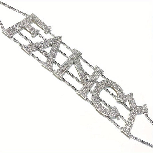 Hip Hop Multi-layer Necklace FANCY Letter Necklace Ins Sexy Exaggerated Collar Collar