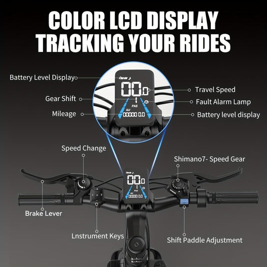 Z6-14-inch Electric Bicycle, Foldable, Suitable For Urban Commuting/ G26-26-inch Adult Electric Mountain Bike, 48v Detachable Battery, Outdoor Off-roading