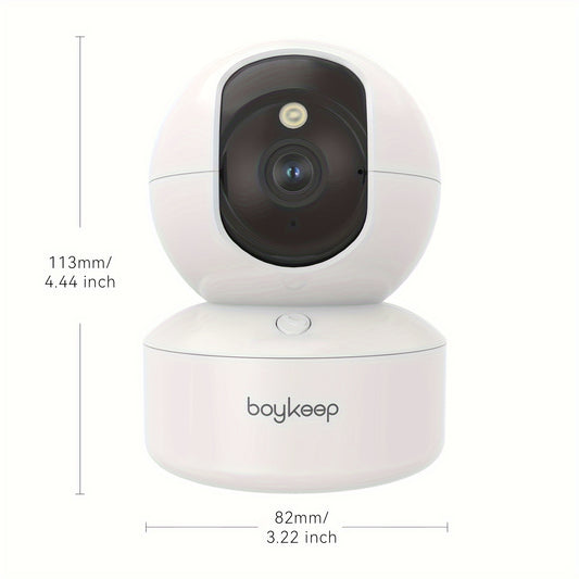 Black Friday Dog Camera BoyKeep 2K Pet Camera With Phone App 5G/2.4GHz WiFi Cameras, Cloud Storage, 360° Pan & Tilt, 2-Way Audio, Indoor Security Camera For Baby, Night Vision