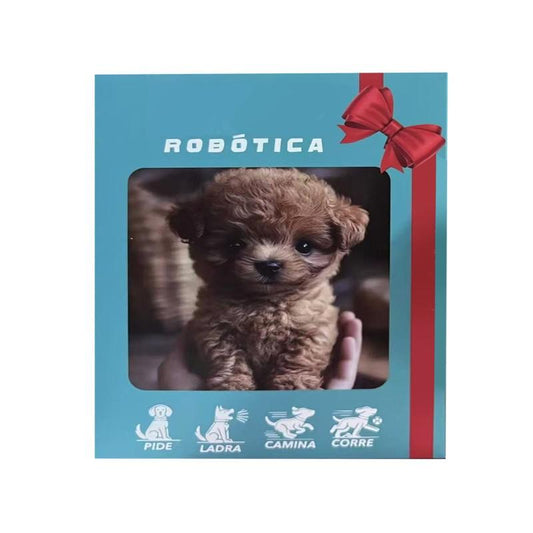 Adorable Robot Dog Toy with Voice Interaction - Short-Haired Robot Puppy for all Breed Sizes, Durable Plastic Body, Interactive Talking Companion for & Pet Lovers, Cozy Robot Dog for Role-Play Adventures & Cuddling, Trending