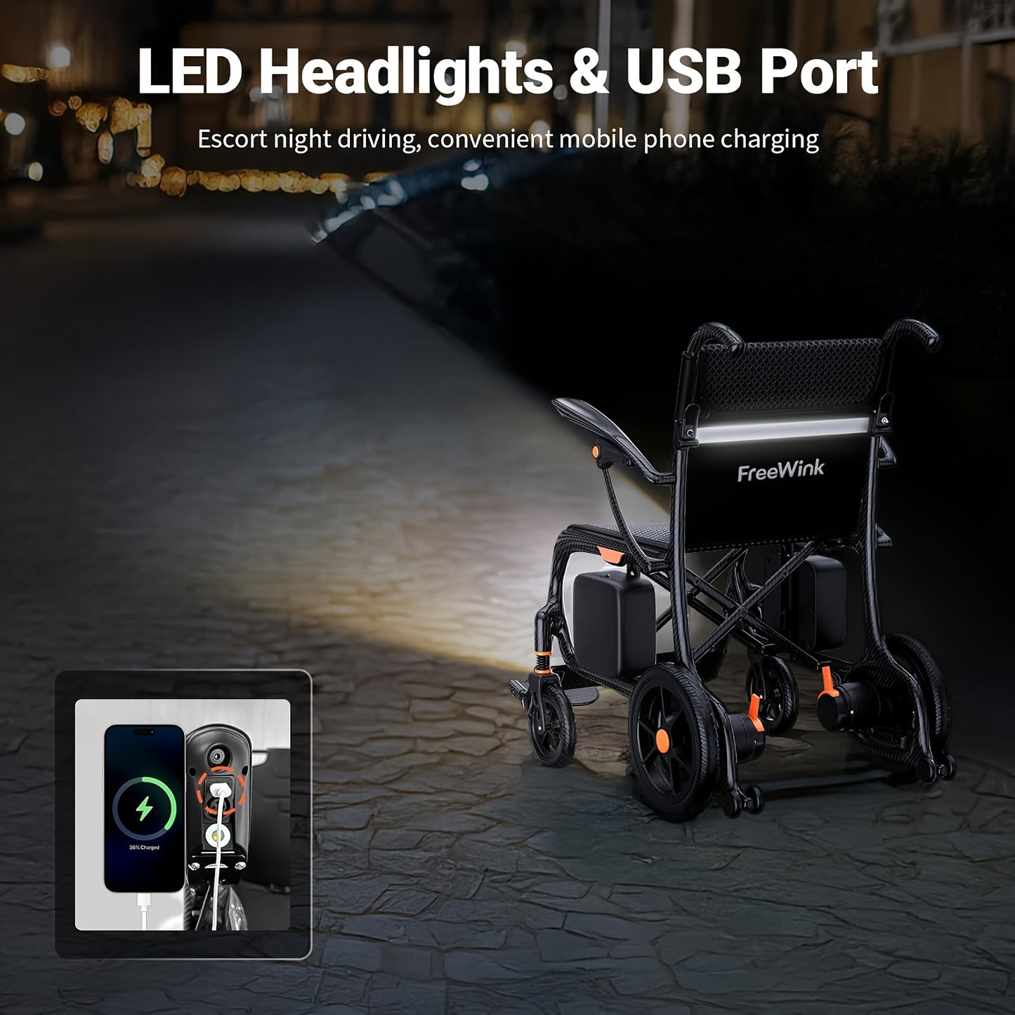 28lbs Ultra-Light Carbon Fiber Electric Wheelchair No Assembly Needed Ready to Use Foldable Design Dual Lithium Batteries 28-Mile Extended Range All-Terrain Use FAA Certified
