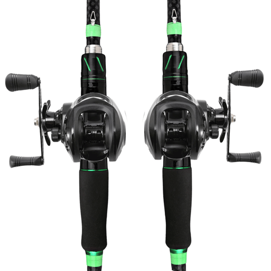 Fishing Rod Set - Carbon Fiber Rod Body, Aluminum Alloy Reel - 180cm/ 70.86inch - Left-handed/ right-handed - Ceramic Guides for Smooth Line Guide - Suitable for All Waters - A Perfect Christmas Gift for Fishing Enthusiasts.