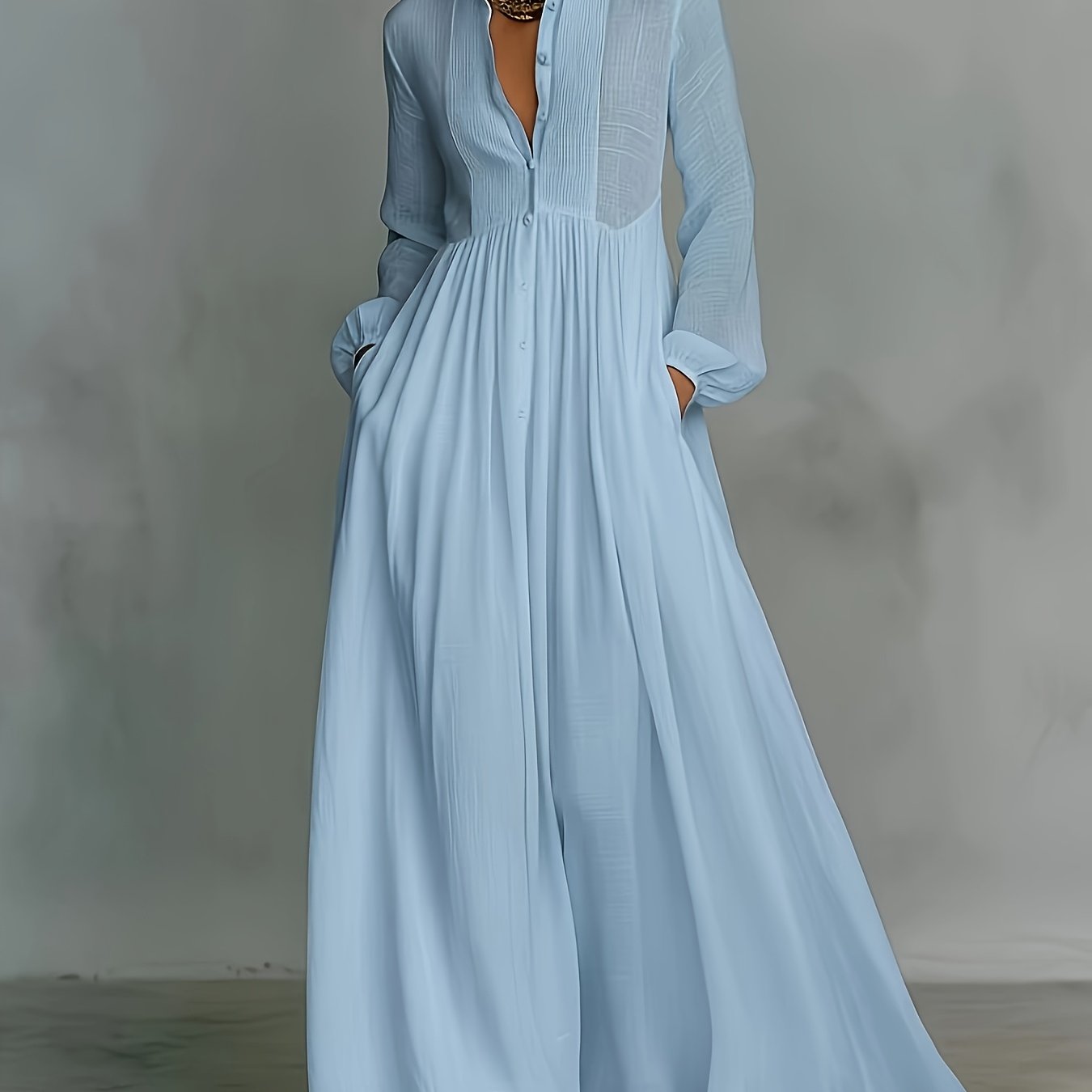 Ruffled Slim Vacation Maxi Dress Spring Summer French Elegant White Long Sleeve Dress