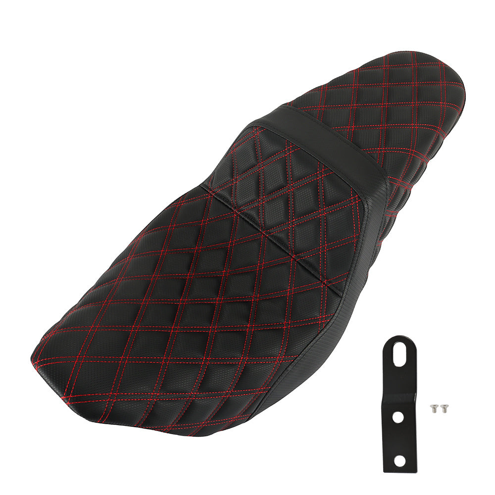 Red Lattice Replacement Seat with Carbon Fiber Gripper for Touring Models from 2008 to 2020