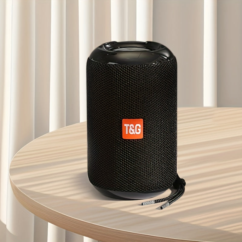 Portable Wireless Speaker for Outdoor Use, Featuring High-Quality Sound, TWS Stereo for Hands-Free Calls, And Compatibility with TF Cards And USB Drives. It Can Connect to Mobile Phones, Tablets, And Tvs with a Range of Up to