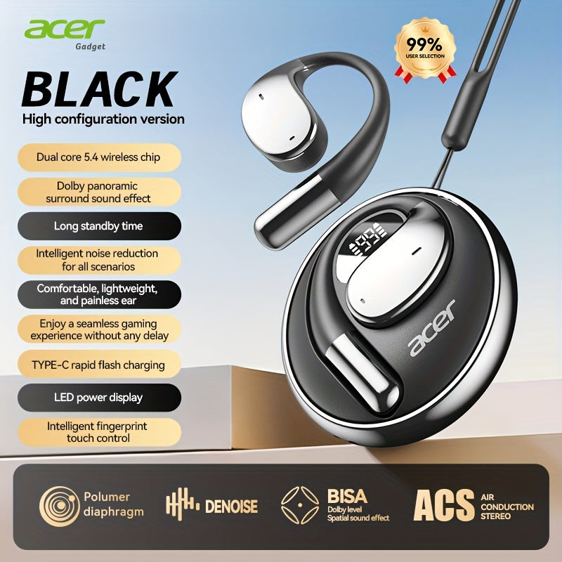 TWS Wireless Headphones with Noise Cancelling for Calls, Sports & Running In-Ear Design, Lightweight Touch Control, Long Battery Life, HIFI Sound, Compatible With Mobile Phones, Tablets, And Laptops With Charging Case