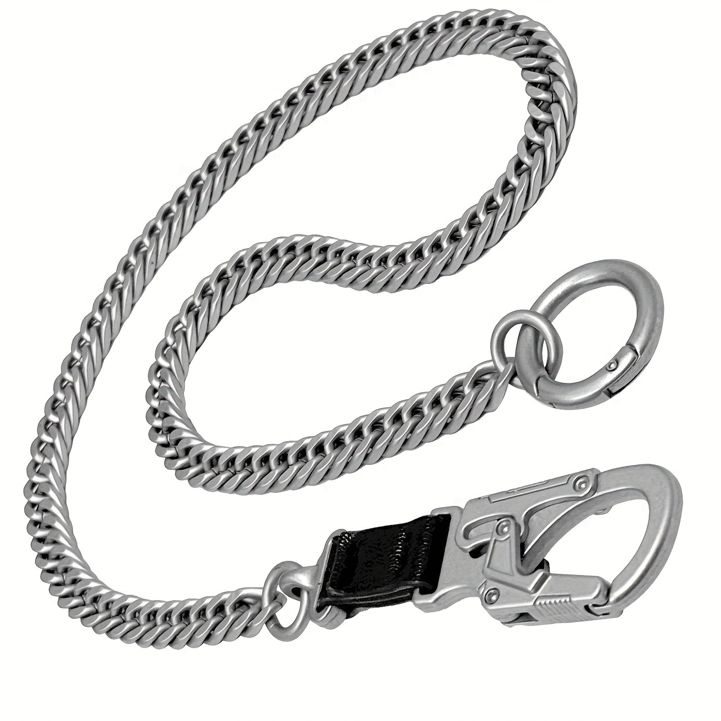Ahiller Business Style Wallet Chain, Hip Hop Style Keychain - Dual Lock Security Design, Outdoor Camping, Traveling Accessory for Motorcycle/Daily Use with Scratch Resistant Coating, Men's EDC Carrying Gear Chain, Perfect Gif