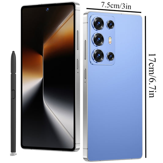 The 2026 S26 Ultra Smartphone Has a Screen Size of 6.8 Inches and Features Facial Recognition Technology. It Comes with 4GB of RAM and 64GB of Storage. It Also Includes Headphones, a Protective Case, and a Screen Protector. I