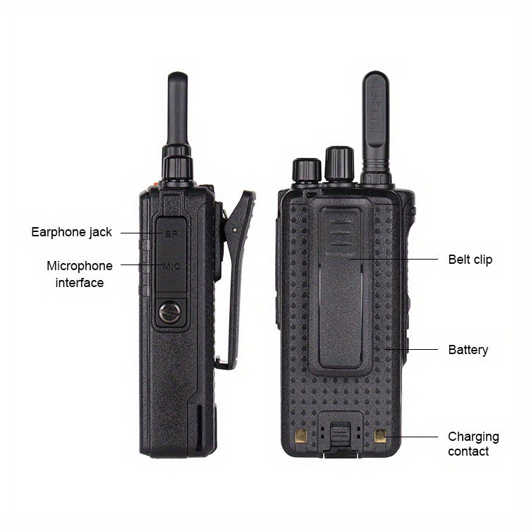 2pcs 4G LTE Zello Network Radio Ptt Walkie Talkie GPS WIFI Android Walkie Talkie Inrico T522A