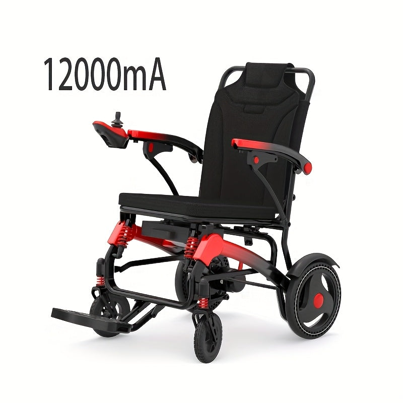 Heavy-Duty Electric Wheelchair for Seniors & s - 500W High-Power Motor, 30+ Mile Range, 350 lbs Capacity, Dual Battery System, All-Terrain Climbing (/Outdoor) - -Grade Mobility Aid with & Reliable Battery Management