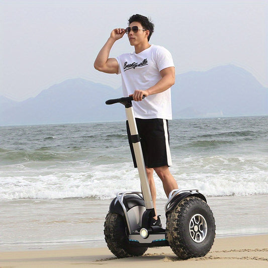 Smart Self-Balancing Scooter with Dual Motors, 749W, 67.2V, 15.6Ah, 20-Inch Off-Road Hoverboard, 50-Mile Range, 12.5 MPH Top Speed, Electric Dirt Bike, Ebike, Dirtbike