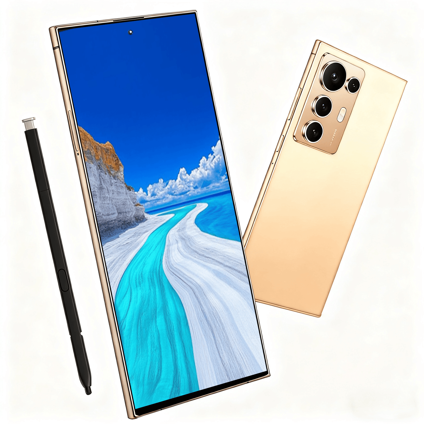 S25 Ultra Unlocked Smartphone | Front and Rear HD Cameras, Built-in Stylus, Facial Recognition, Available in 6.8-inch 8GB+256GB HD Large Phone and 3.5-inch 3GB+64GB Portable Mini Phone, Perfect for Holiday Gifts