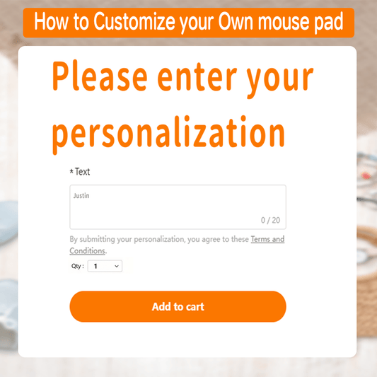 Custom DJ-Themed Gaming Desk Mat with Non-Slip Base & Personalized Text/Name - Large Computer Mouse Pad for Music Producers, DJs, Office Setup - Washable Surface & Rubber Backing, DJ Headphones & Turntables Design - Ideal Gif