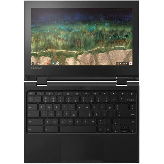Lenovo 500e Chromebook 2-in-1 Laptop, 11.6in HD Touch, Intel Celeron N3450, 4 GB RAM, 32GB eMMC Drive, Webcam, Chrome OS Refurbished