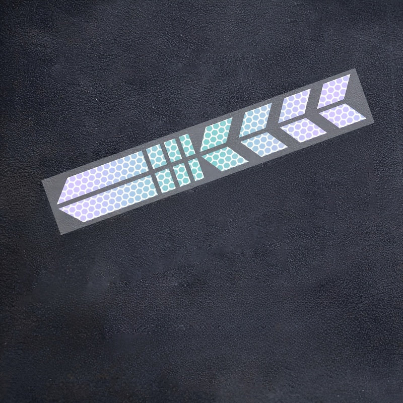 Nighttime Reflective Warning Sticker for Electric Bikes, Motorcycles, and Cars - Waterproof, Sunproof, Self-Adhesive Label