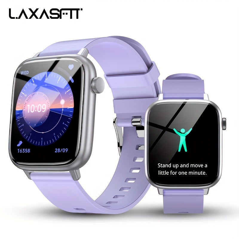Smart Watch for Men And Women, 1.83inch HD Screen Full Touch Screen, Call & Message Functions, Pedometer, Multiple Sports Modes, Water, Compatible with IOS/Android Devices, Simple Style, Ideal Gift for Any Occasion