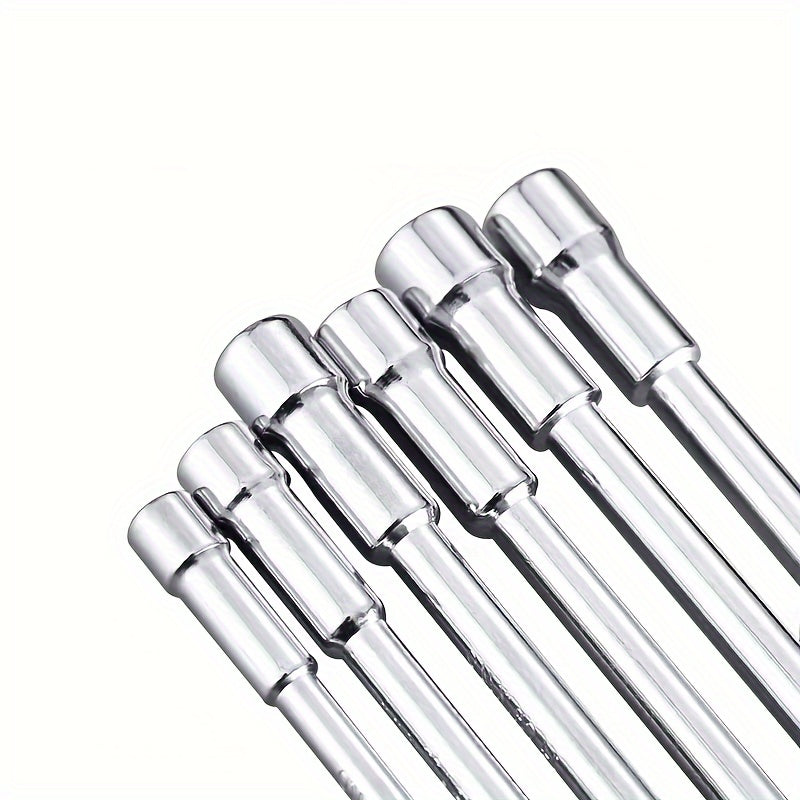 8pcs L-Shaped Socket Wrench Set, Metric 6-19mm L-Shaped Hex Key Set, L-Shaped Double-Ended Socket Wrench, Suitable for Automotive Maintenance, Construction, Furniture Care and Maintenance, Daily Maintenance