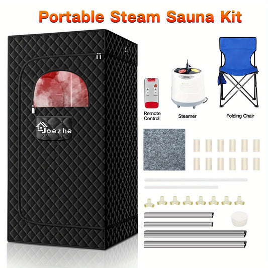 Sauna Box, Portable Steam Sauna Tent for Home, Personal Sauna Room with Remove Control, At for home Sauna Full Body, 1200W 3L, for Women, Portable Sauna, Sauna Accessories, Infrared Sauna Tent, Sauna Pillow, Portable Infrared