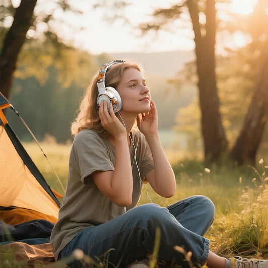 Christmas Gift, Graffiti Style Over-Ear Headphones with Wired/Wireless Dual Mode Listening Support, 360° Sound Surrounding the Ears for Full Immersive Music Experience. Stylish Design and Lightweight Body Ensure Comfortable