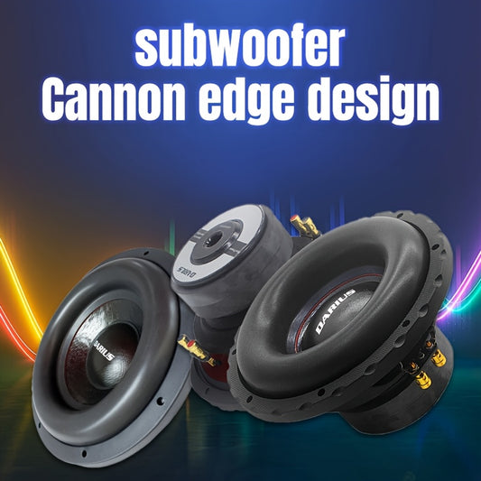 Ultra-Heavy Bass Speaker for Cars - High-Power Car Subwoofer - 8-inch/10-inch/12-inch - Perfect for Car Audio Upgrade - Dual Voice Coil, Single Voice Coil Options, Single Magnet or Dual Voice Coil