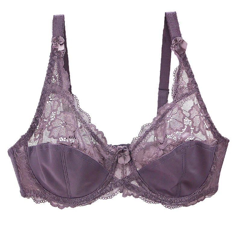 2025 New Large Bras CDE Underwired Non Padded Underwear For Women Ladies Sexy Full Cup Plus Size Female Lingerie