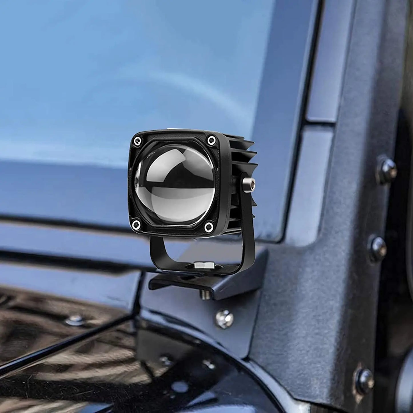 ANMINGPU 6000k/3000k LED Work Light Bar 12V 24V White Yellow Offroad Divring Fog Lights for Car Truck Atv 4x4 LED Headlights