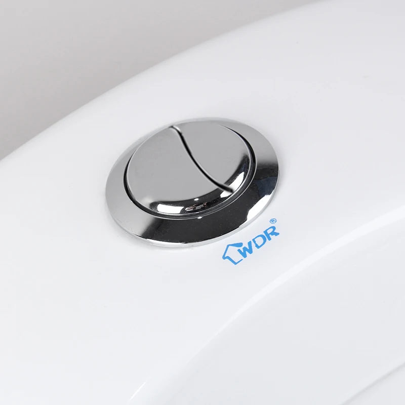 Modern One-Piece Ceramic Dual-Flush Toilets South American Style Water Closet Sanitary Ware for Hotels Washrooms S-Trap Drainage