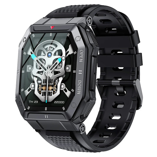 2026 Outdoor Sport Smart Watch Blood Pressure 5ATM IP68 Waterproof Bt Wristbands Smartwatch C20 for Men Android Ios