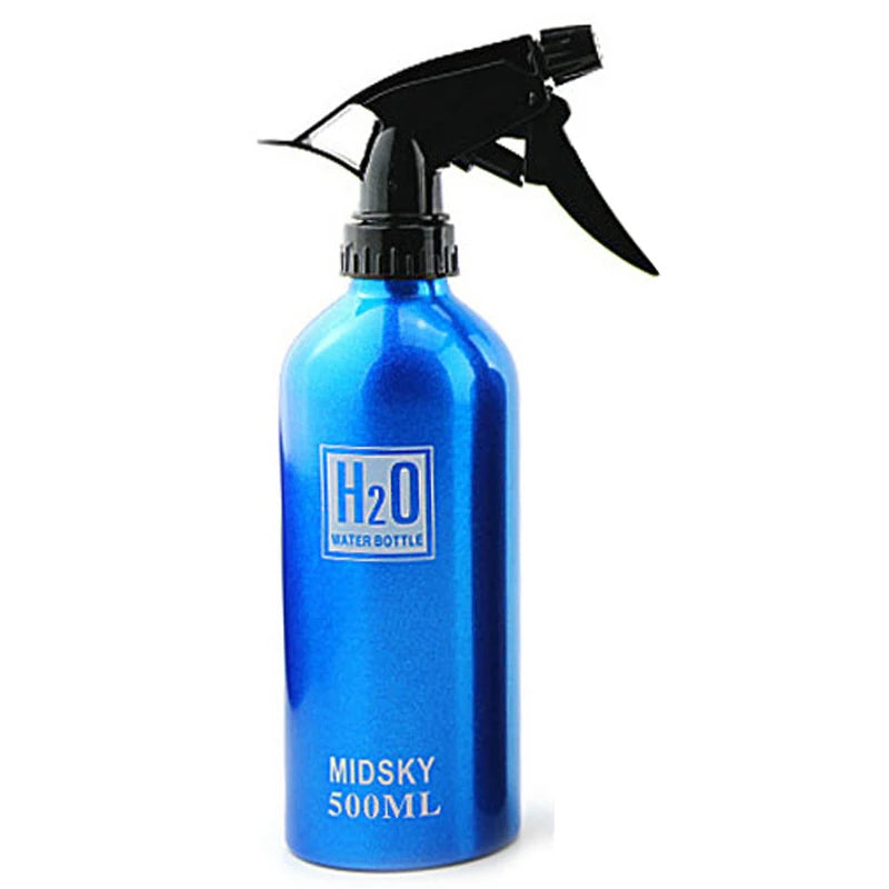 500ml Spray Bottle Refillable Mist Bottle Dispenser Hairdressing Empty Bottle Salon Aluminum Water Can Barber Tools Wholesale