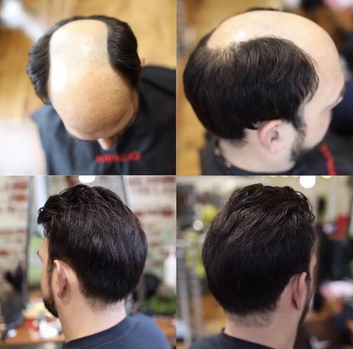 RTS Wholesale Toupee 100% Human Hair Hairpieces Mono Base Wave Man Hair Replacement Men Toupee Mono Lace Hair Replacement