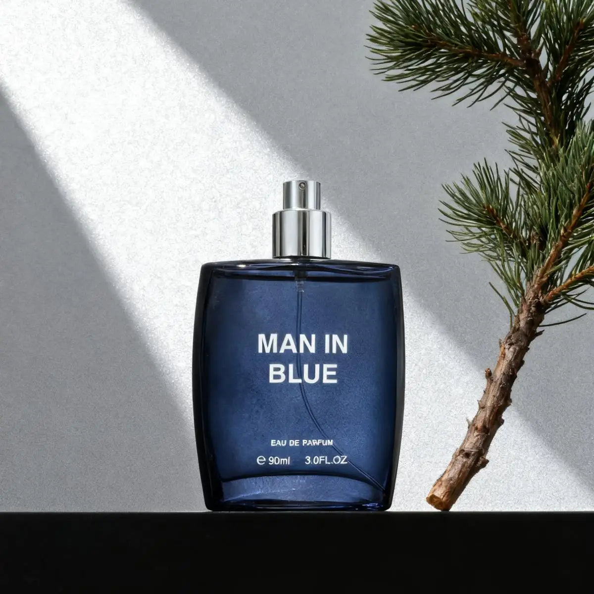 MAN in BLUE Cologne for Men - 90ml EDP Long-Lasting Lemon Mint Lavender | Fresh Scent Gift for Boyfriend Holidays