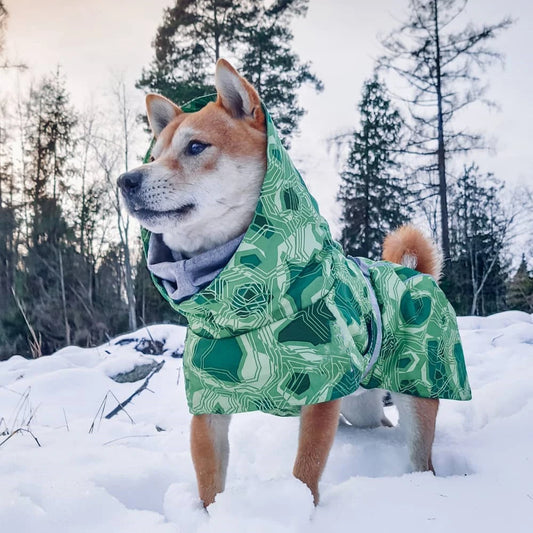 Winter Pet Dog Clothes for Large Dogs Warm Waterproof Dog Clothing Coat Thicker Cotton Padded Dog Jacket Pitbull French Bulldog