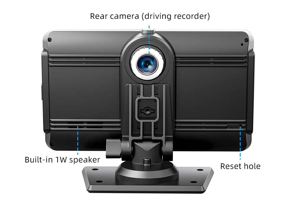BQCC 7" IPS USD BT AUX Rearview Camera Car Monitor Wireless Carplay Android Auto Driving Car Mirrorlink Display Car Player