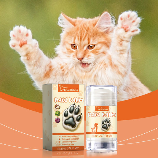 Yegbong Anti-Cracking Pet Paw Cream Stick Moisturizing Foot Care for Pets Softening and Protective for Paws
