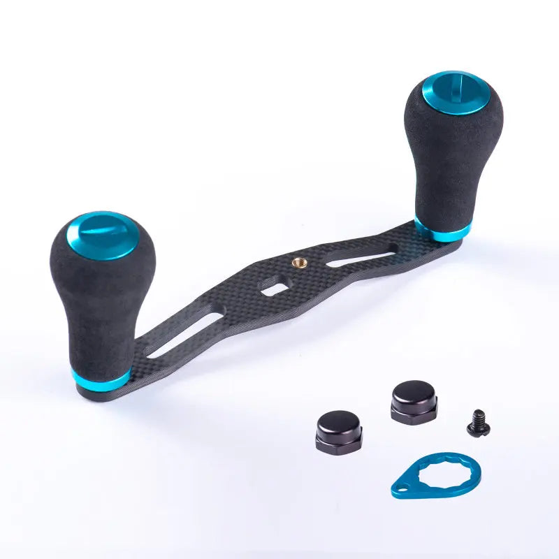ARTSEA New 1 K Carbon Fiber Fishing Reel Handle EVA Knob for Baitcasting Reel DIY Fish Accessories Lure Tool