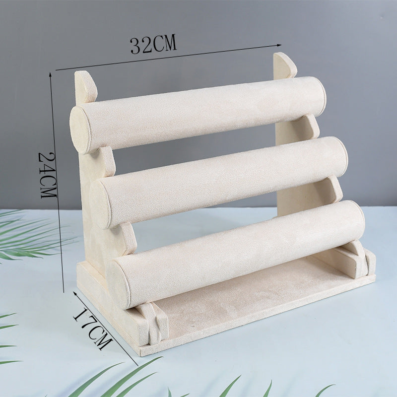 Three-layer Bracelet Rack Jewelry Rack Storage Hair Band Bracelet Bracelet Jewelry Rack Watch Shelf Jewelry Display Props