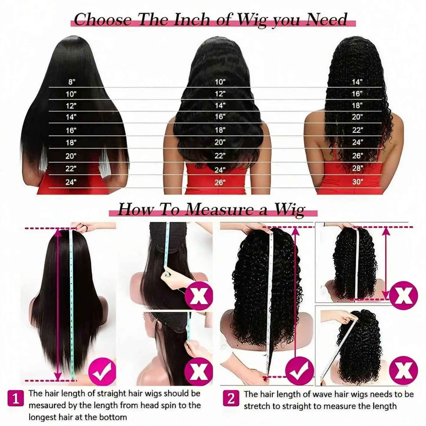 8-40 Inch 200% Density Body Wave Human Hair Lace Frontal Wigs 13x4 13×6 Lace Front Wigs Pre Plucked Glueless Lace Frontal Wigs